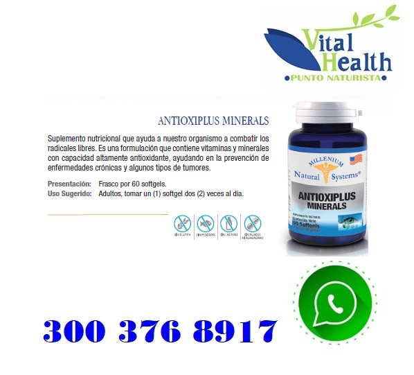 Antioxidante Y Minerales X 60 capsulas blandas
